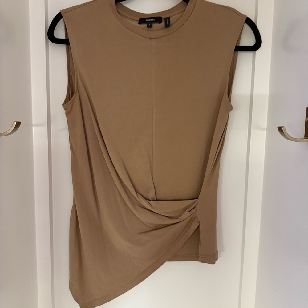 Theory Assymetrial sleeveless top